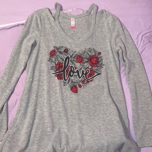 Long Sleeve Shirt, Gray, XL, Never Worn
